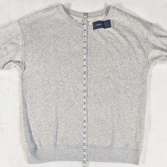 American Eagle gray crewneck pullover sweater sweatshirt Small 2017 NWT - Picture 6 of 11